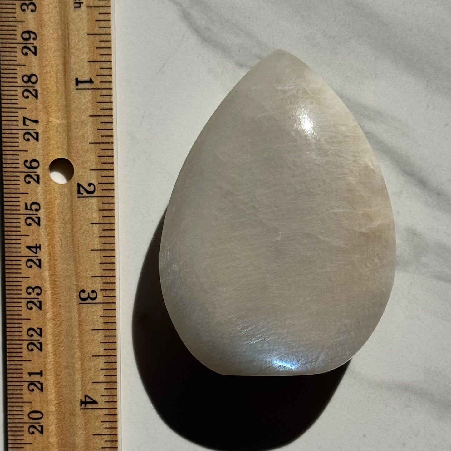 Gorgeous High Quality Blue Sheen Moonstone Tear Drop Carving | Option B