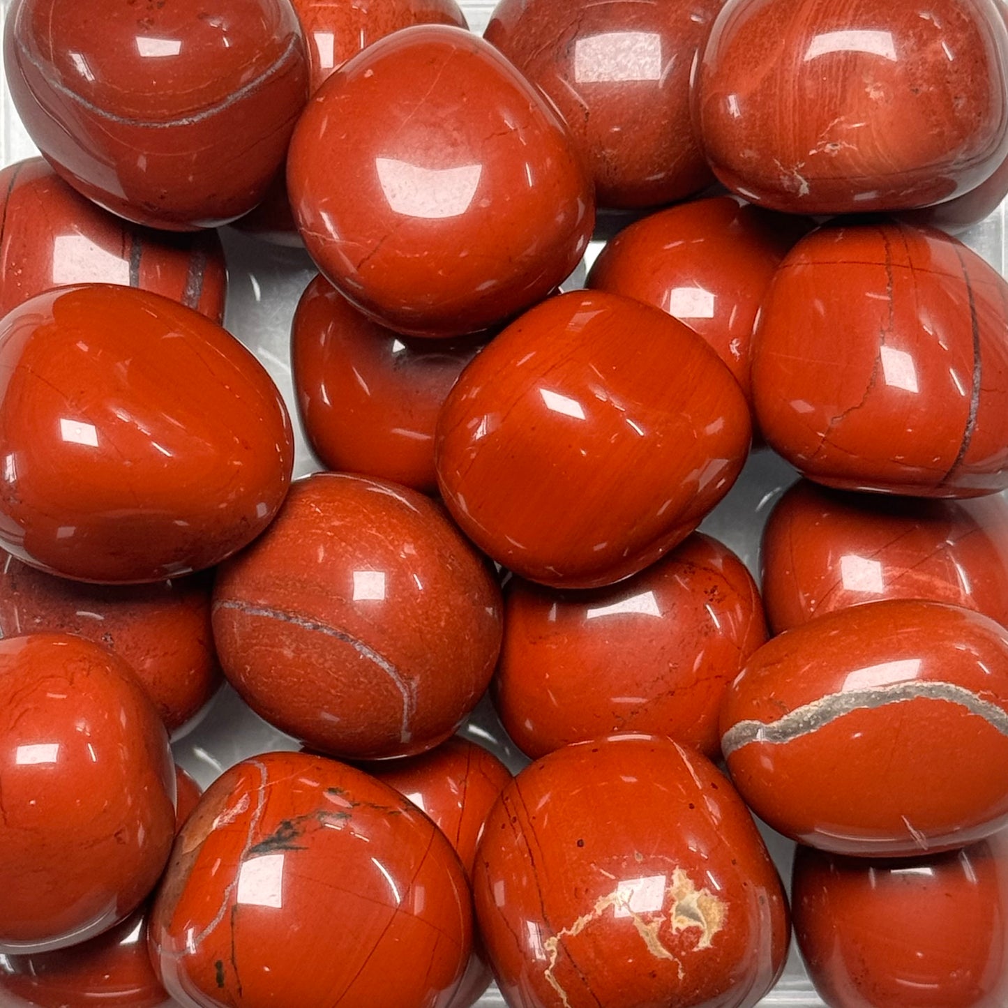 One (1) High Quality Red Jasper Tumble from South Africa