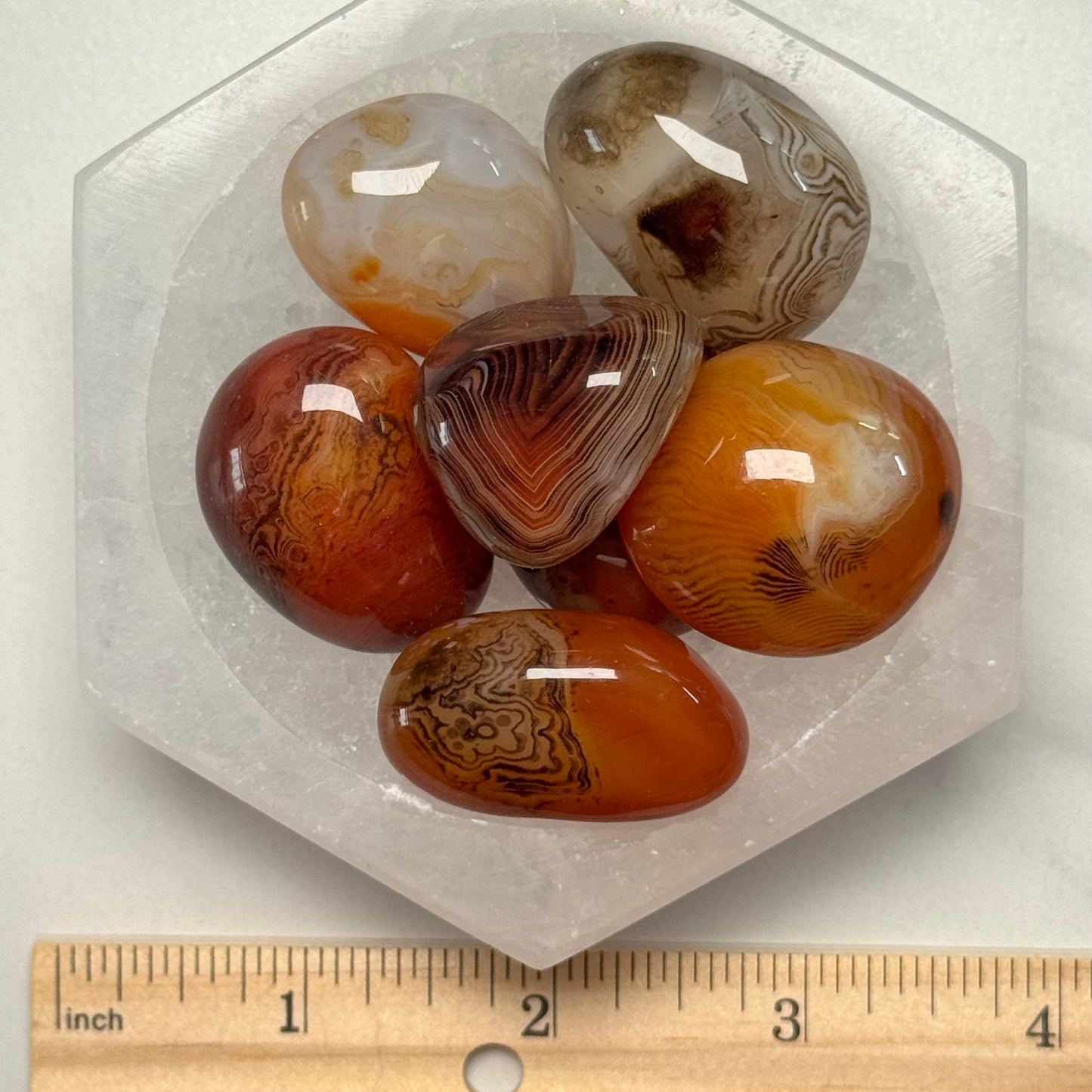 One (1) Exceptional Quality Sardonyx Tumble from India