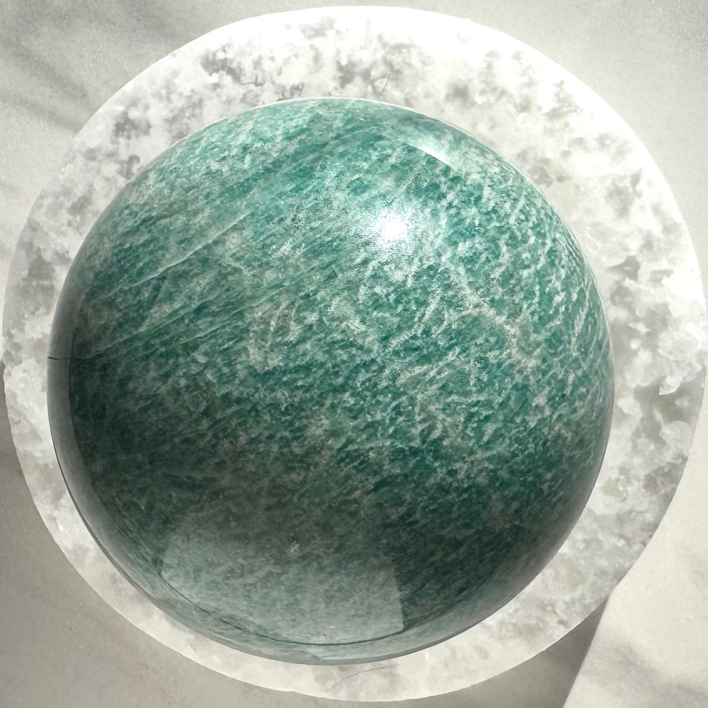 Beautiful Brazilian Amazonite Sphere