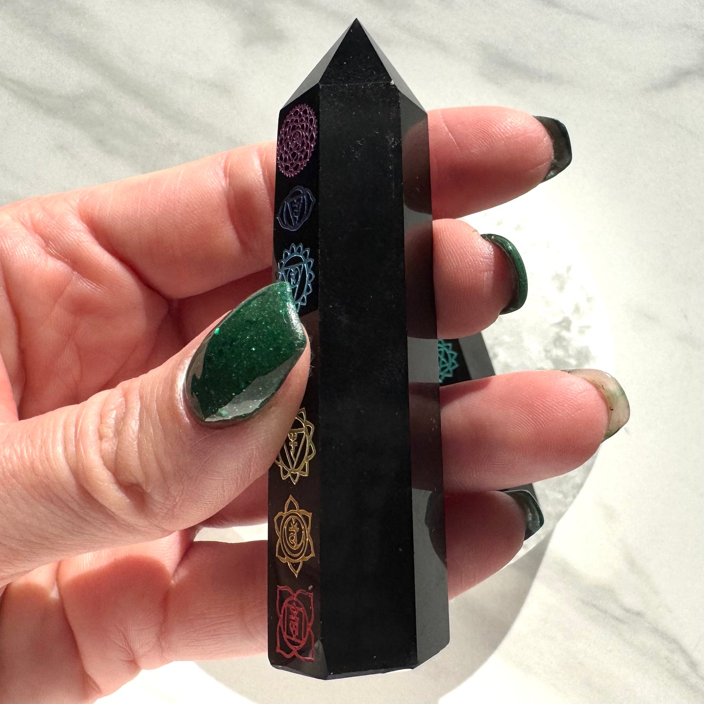 Obsidian Chakra Tower