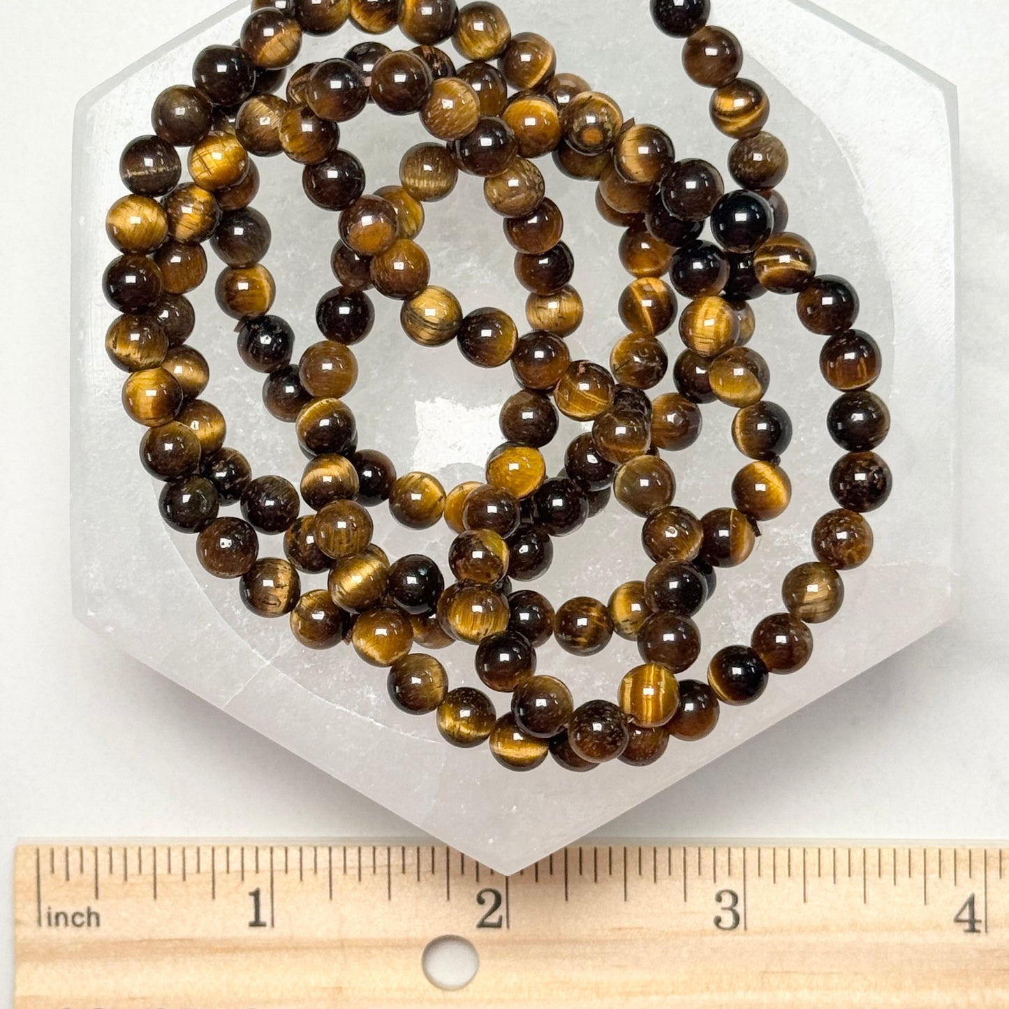 One (1) Golden Tiger’s Eye Bracelet (6mm Bead)