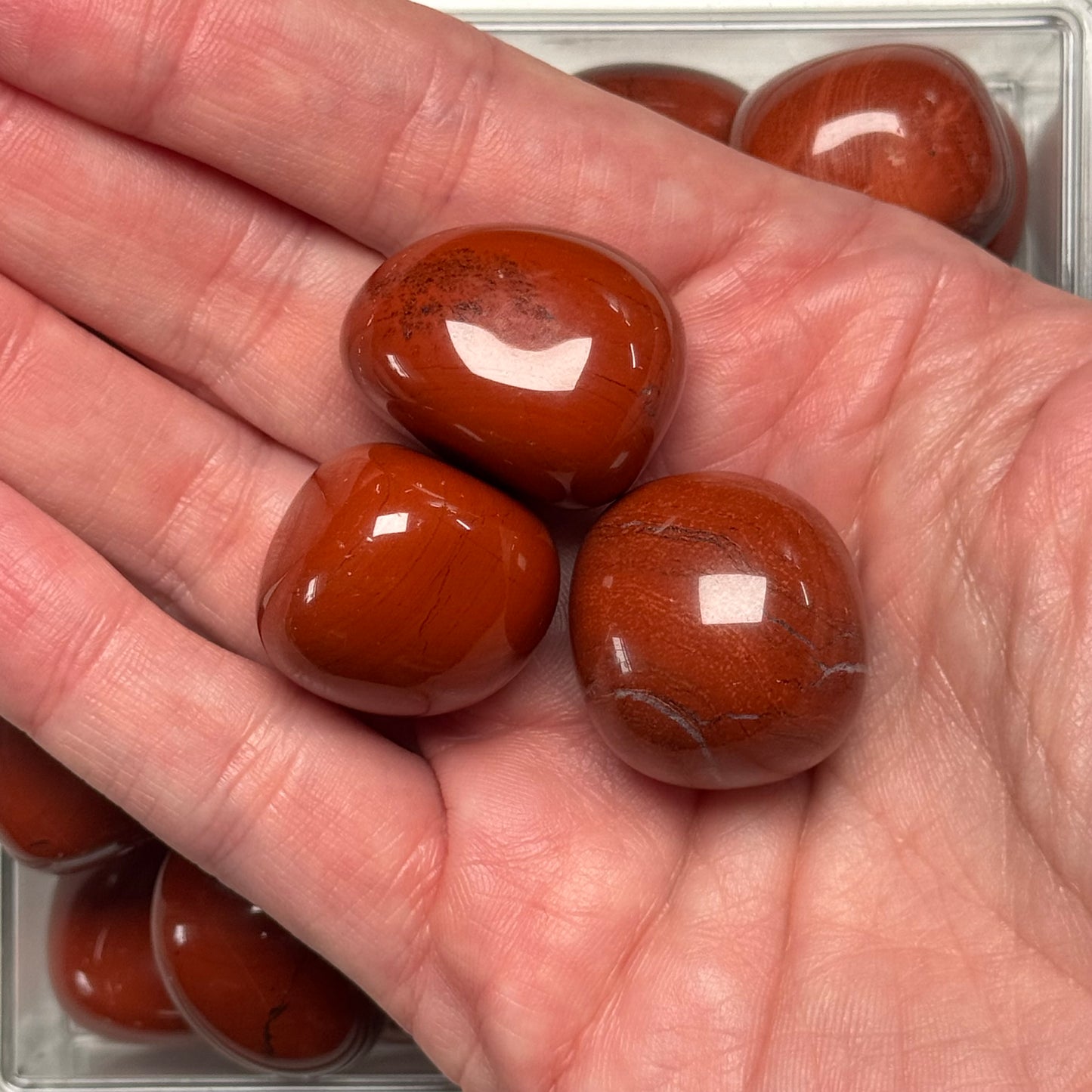 One (1) High Quality Red Jasper Tumble from South Africa