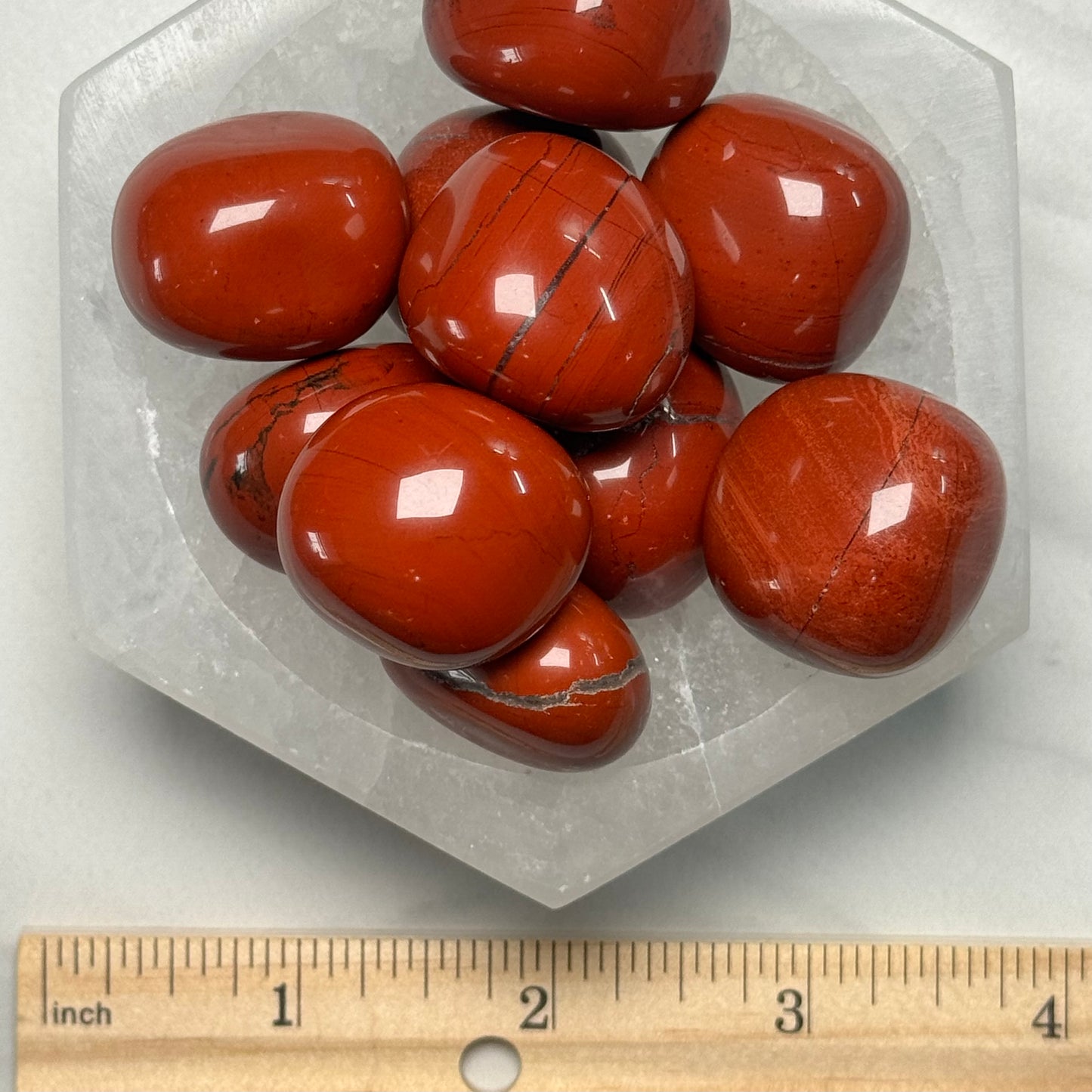 One (1) High Quality Red Jasper Tumble from South Africa