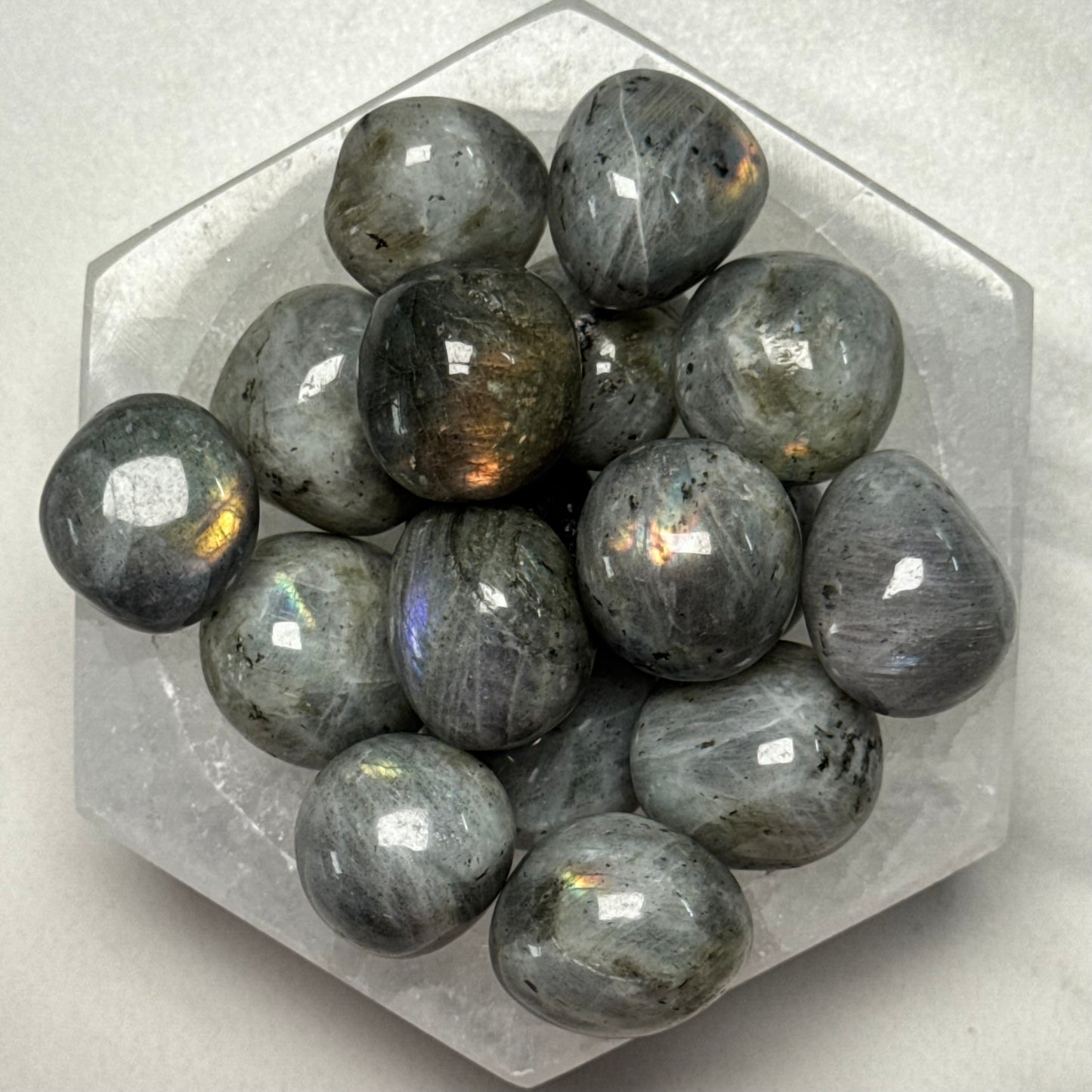 One (1) Common Quality Labradorite Tumble from Madagascar