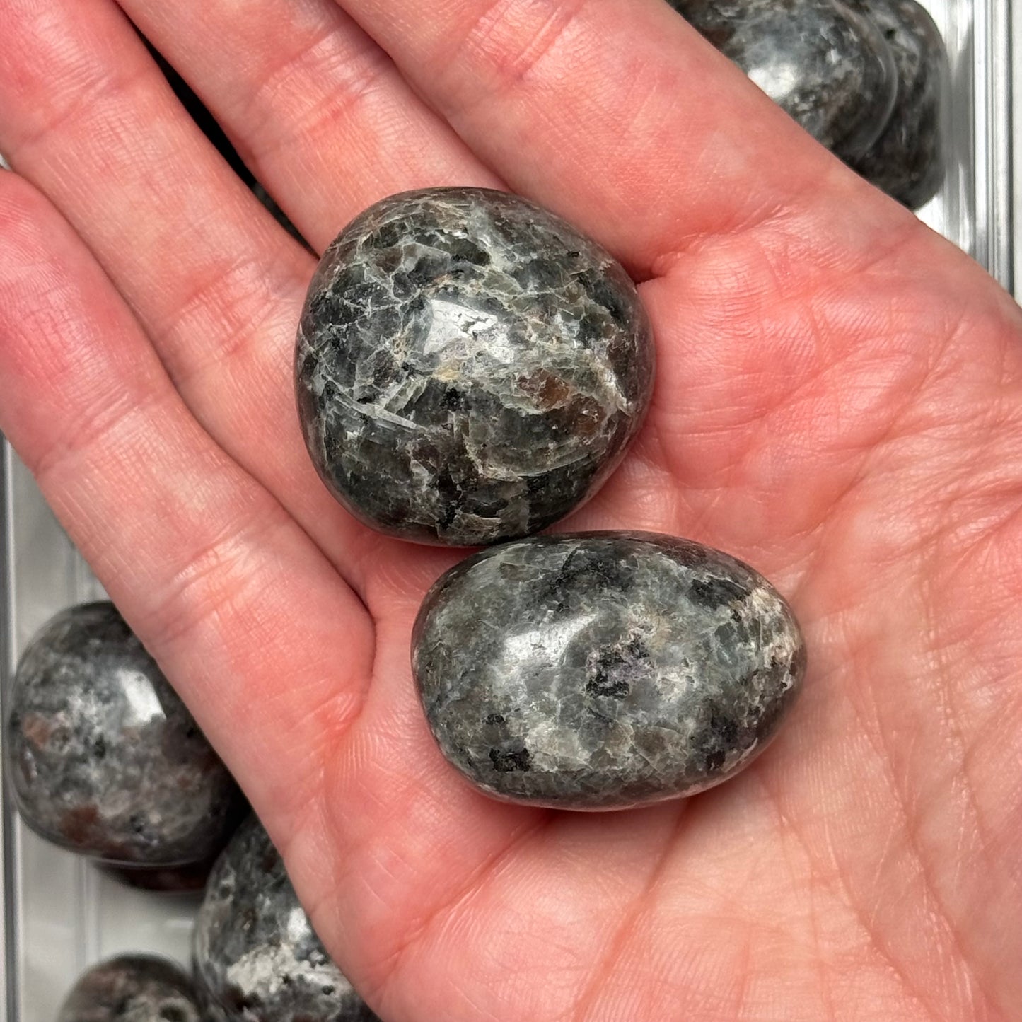 One (1) Premium Quality Yooperlite Tumble from Michigan (UV Reactive)
