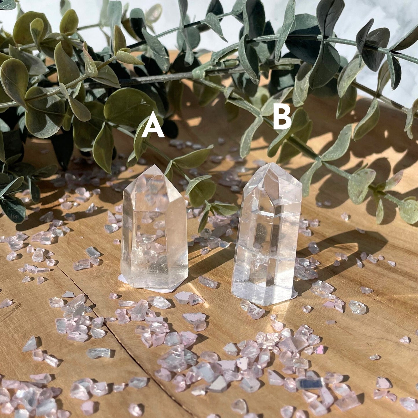 clear quartz point
