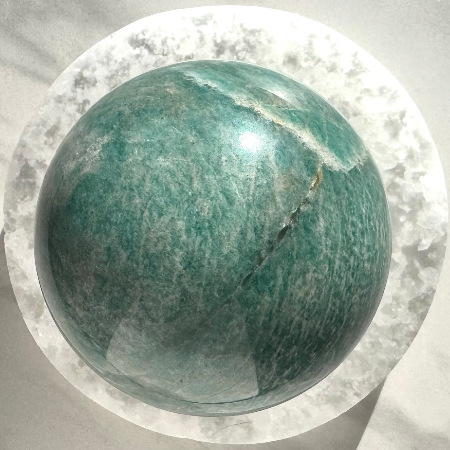 Beautiful Brazilian Amazonite Sphere