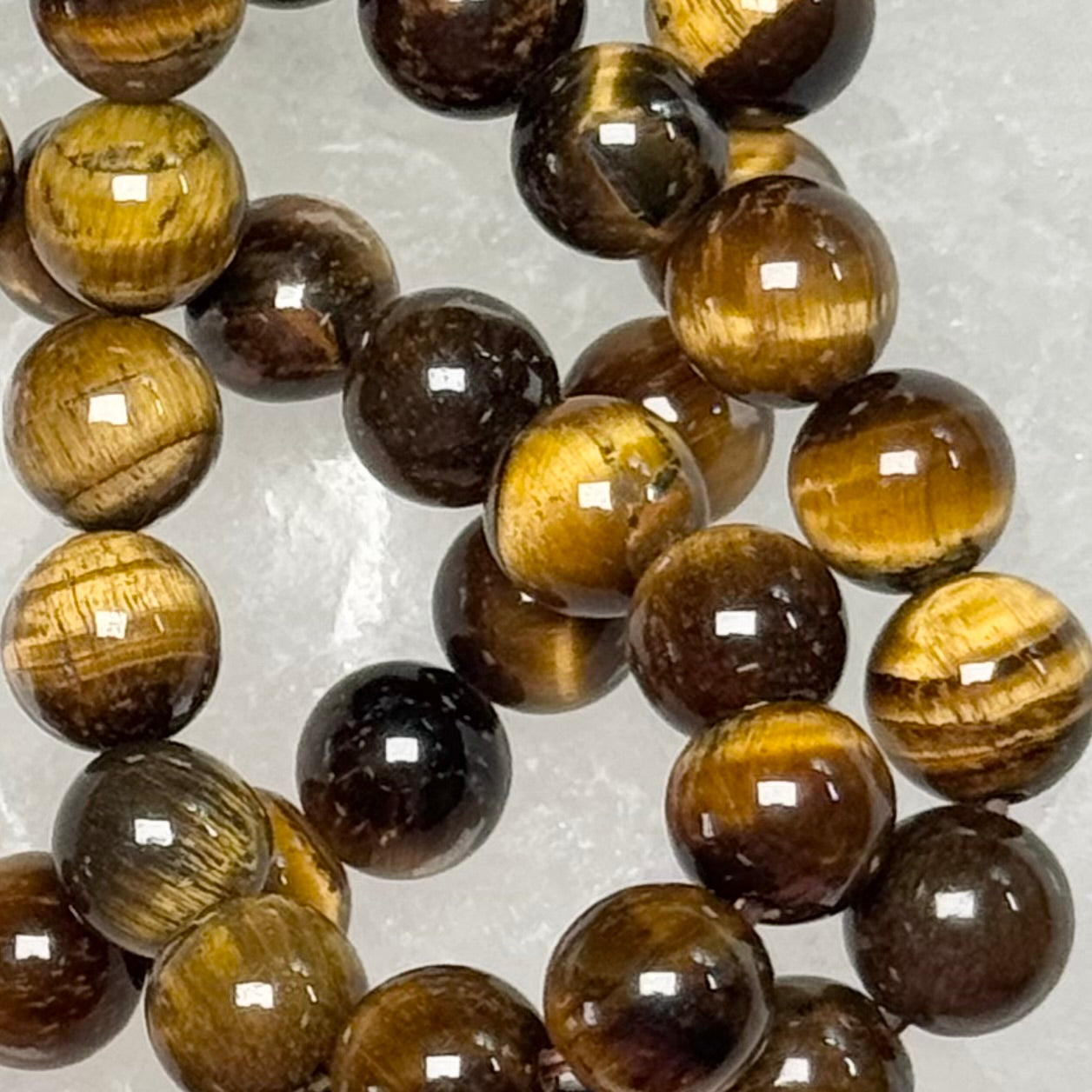One (1) Golden Tiger’s Eye Bracelet (8mm Bead)