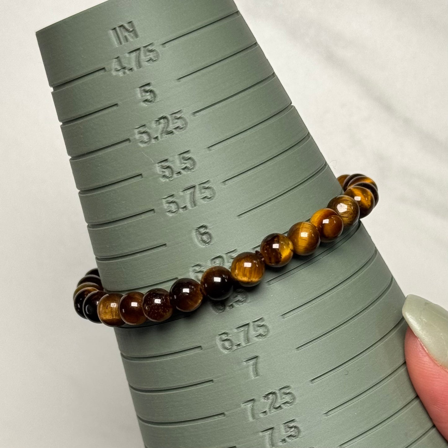 One (1) Golden Tiger’s Eye Bracelet (6mm Bead)