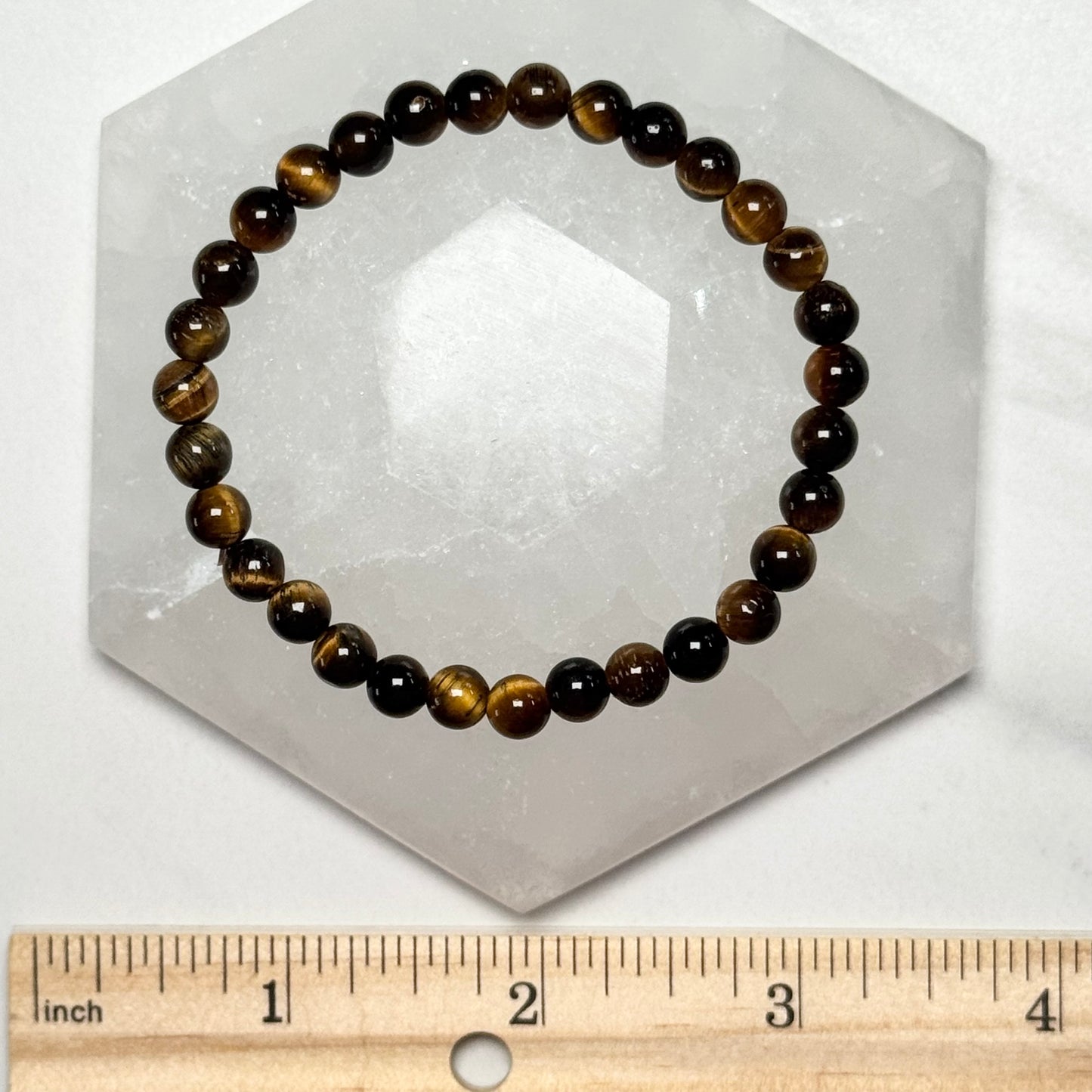 One (1) Golden Tiger’s Eye Bracelet (6mm Bead)