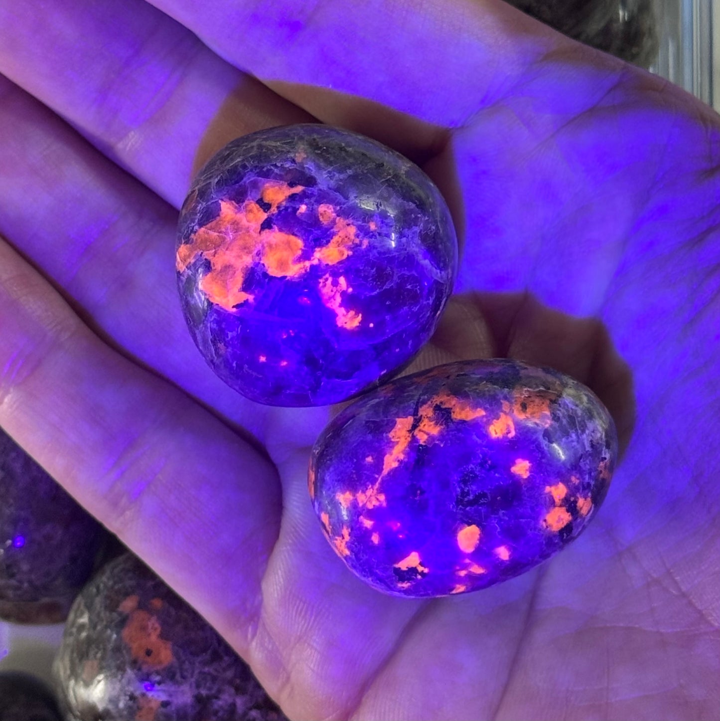 One (1) Premium Quality Yooperlite Tumble from Michigan (UV Reactive)