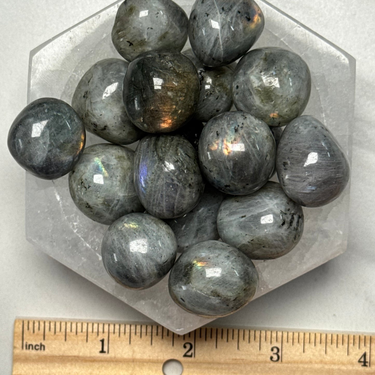 One (1) Common Quality Labradorite Tumble from Madagascar