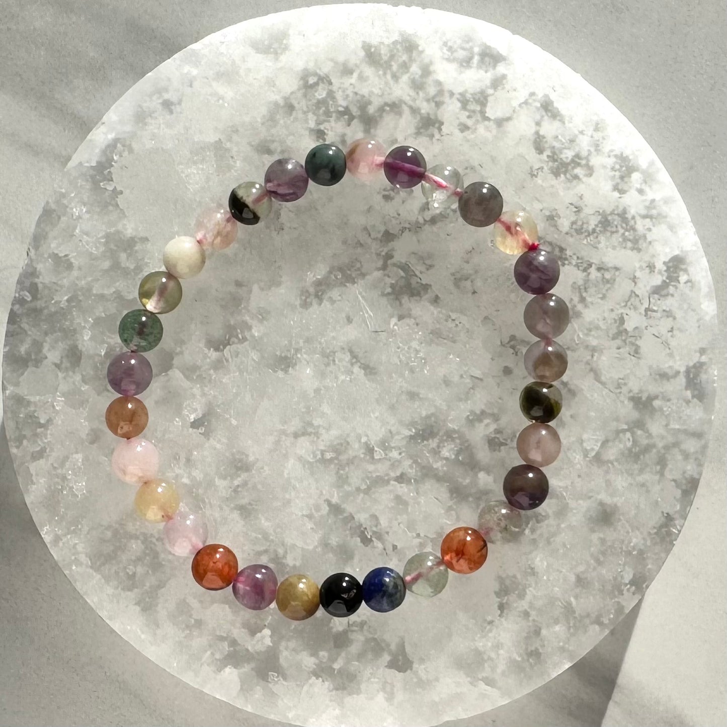 Multi-Crystal Beaded Bracelets (6mm Bead)
