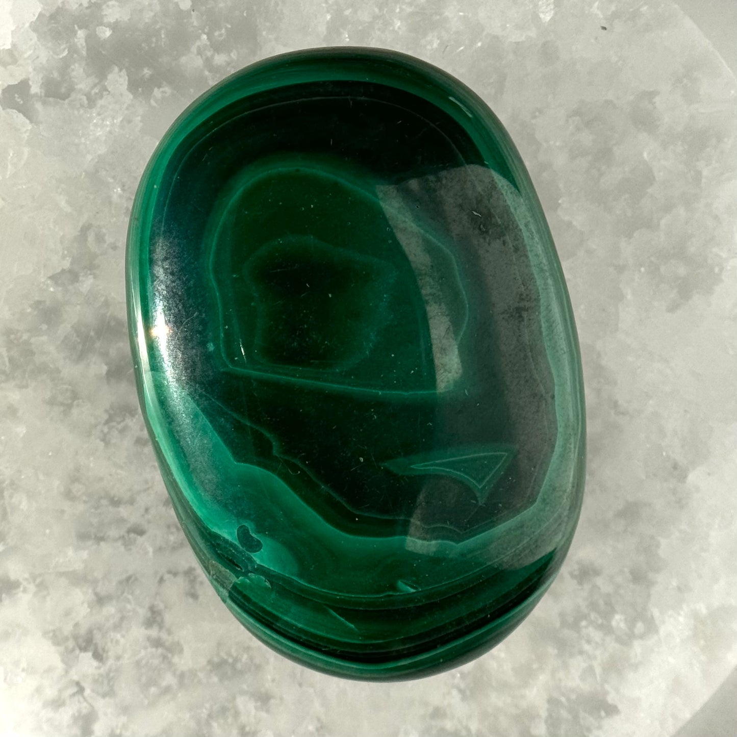 Malachite Palm Stone | Option B