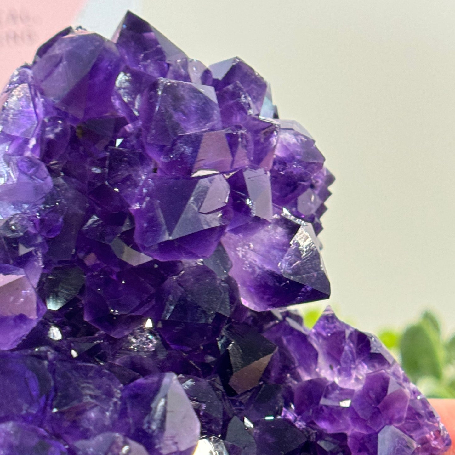 5.11-Inch HIGH QUALITY Amethyst Cluster from Uruguay