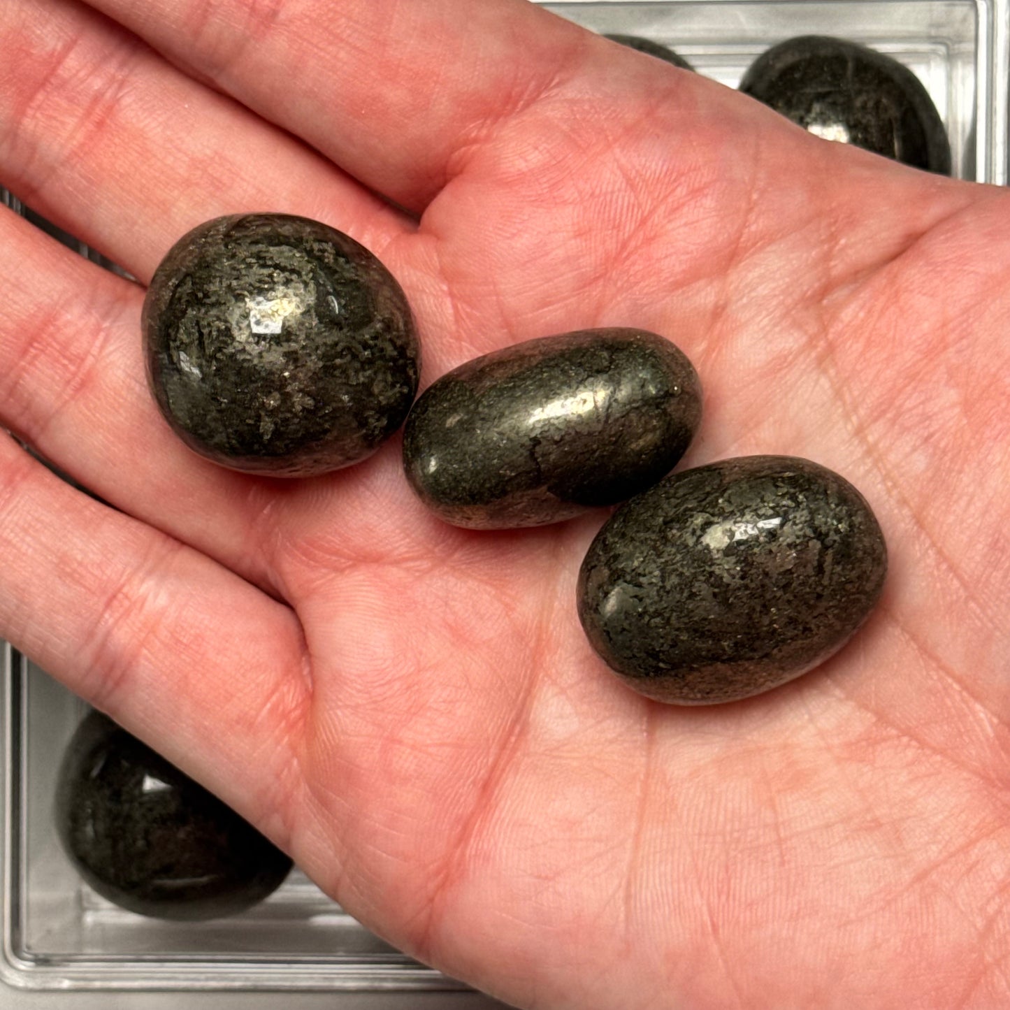 One (1) High Quality Pyrite Tumble from Peru