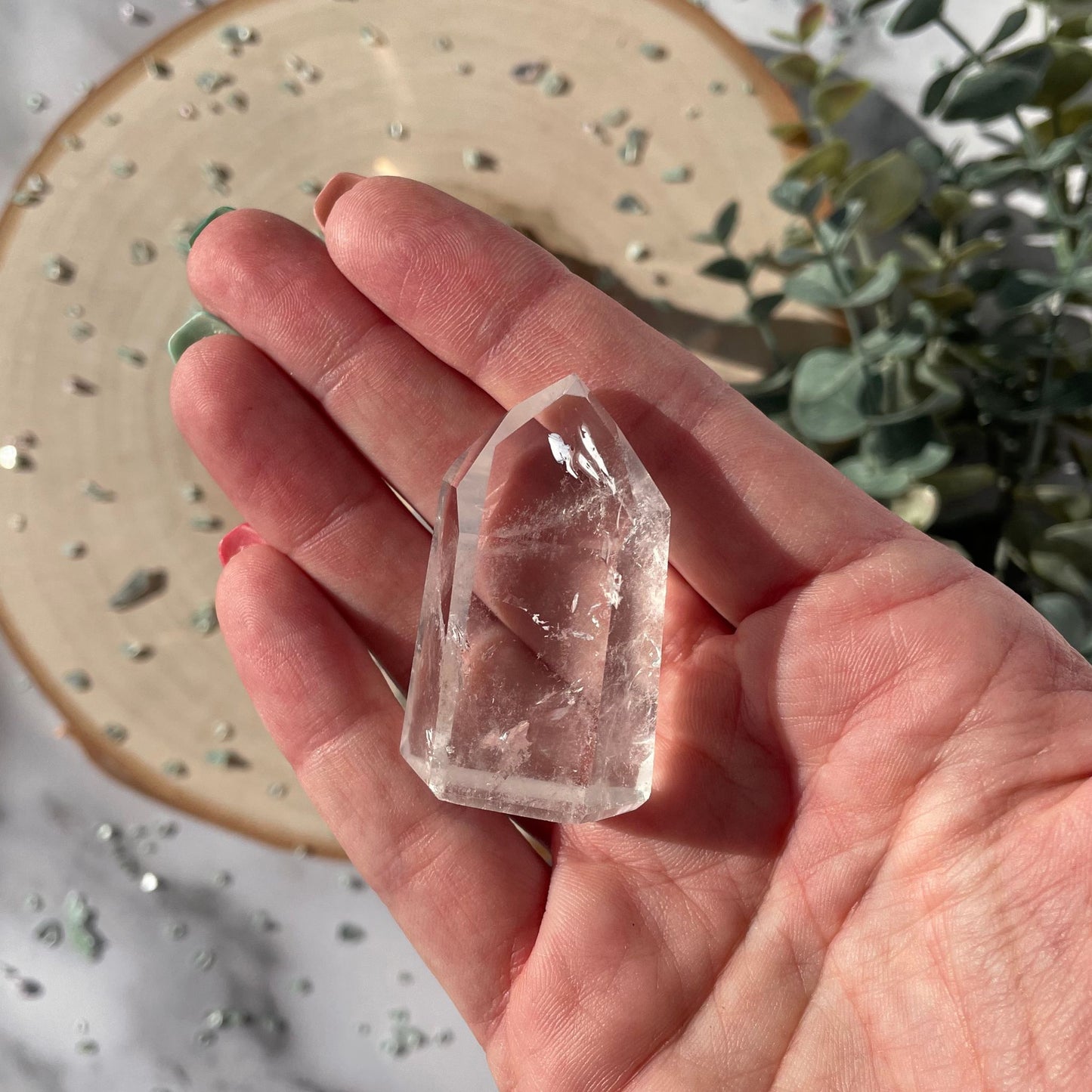 ONE ~1.5in Clear Quartz Point from Brazil