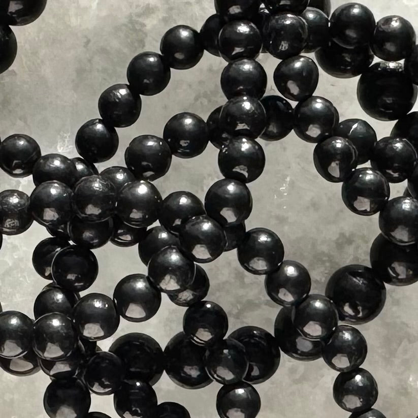 Shungite Bracelet from Russia (6mm Bead)