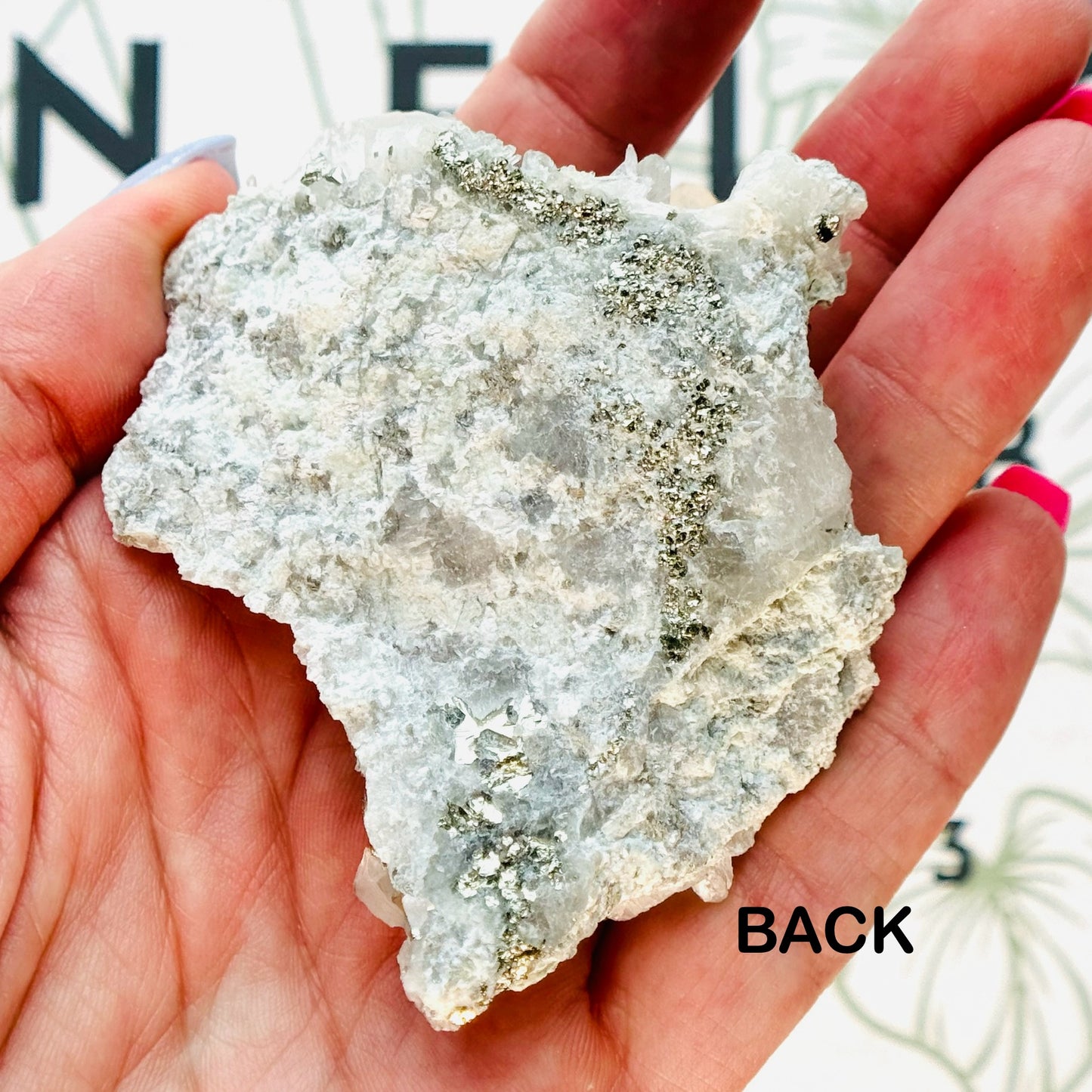 Pyrite in Quartz Specimen