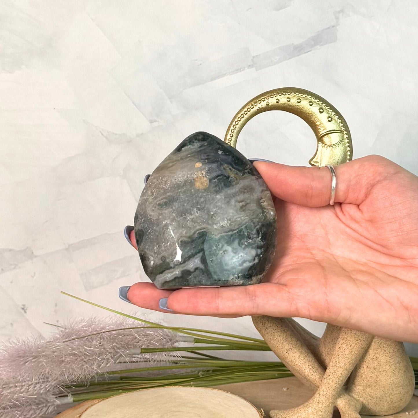 Moss Agate Flame