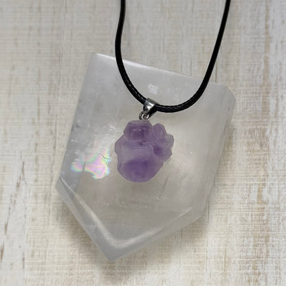 Pick-Your-Own Raw Amethyst Crystal Pendant