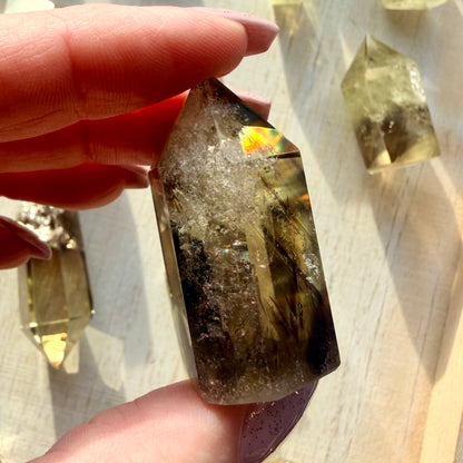 Natural Citrine Tower | Unheated Citrine Crystal Point | Choose Your Piece