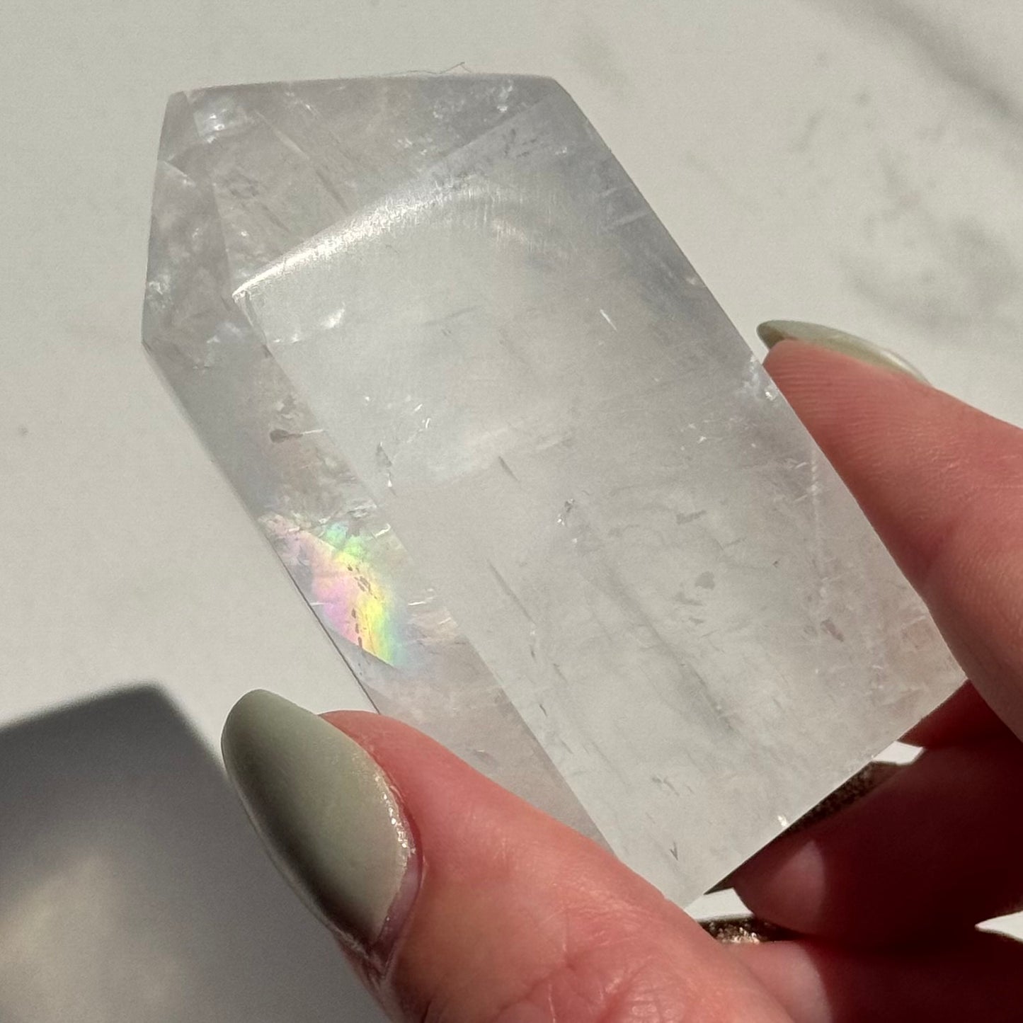 Beautiful Optical Calcite "Iceland Spar" Tower | Option C
