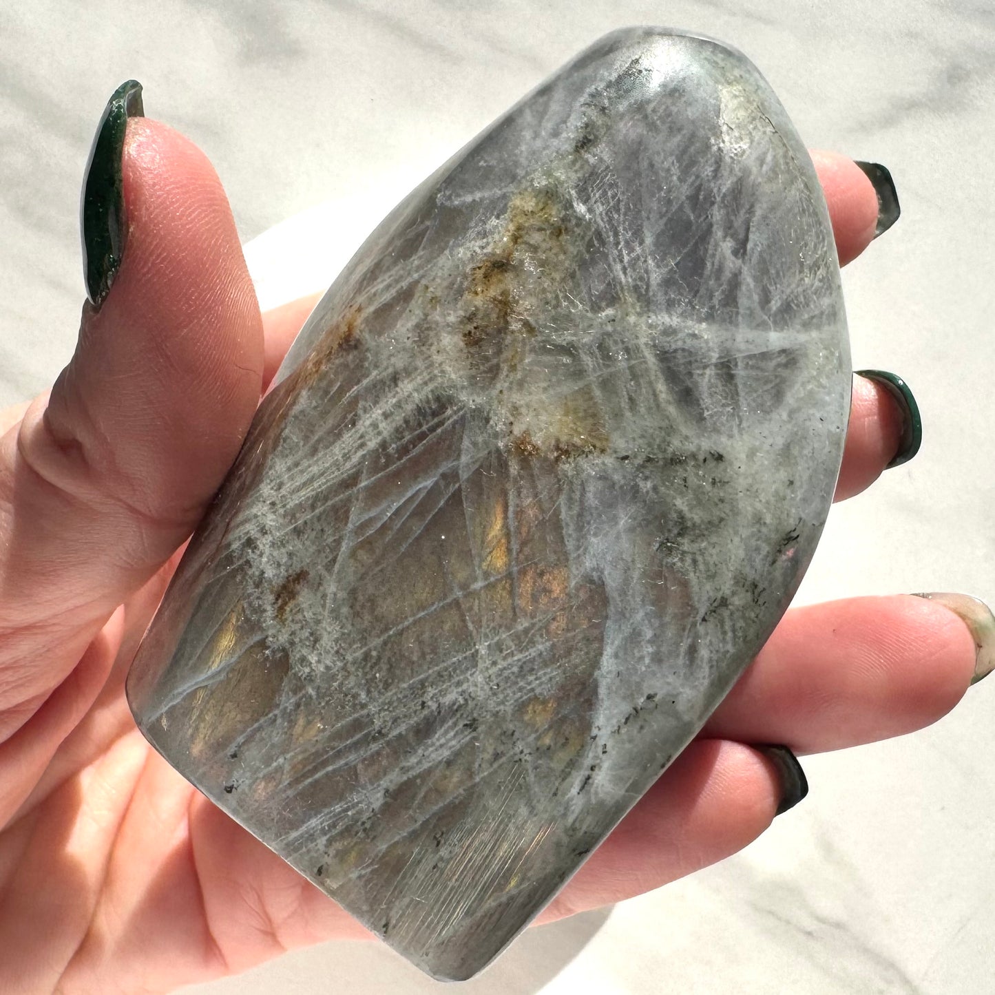 Gorgeous Twilight Flash Labradorite Freeform