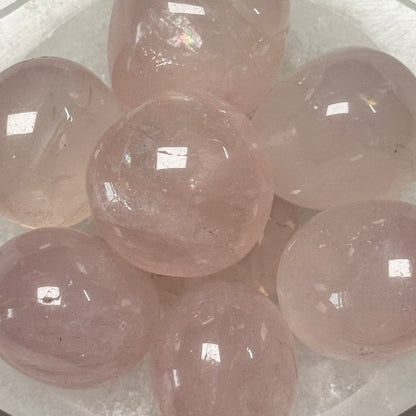 One (1) High Quality Rose Quartz Tumble from Brazil