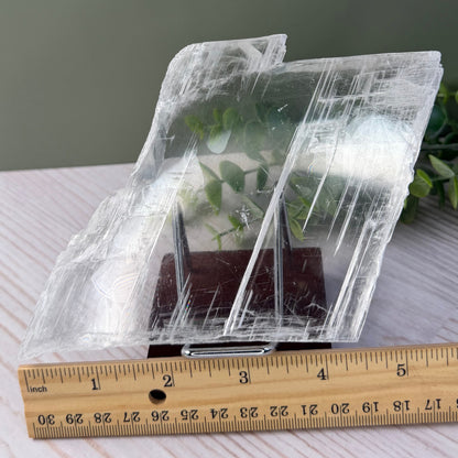 Stunning Crystal Clear Selenite Slab from Morocco