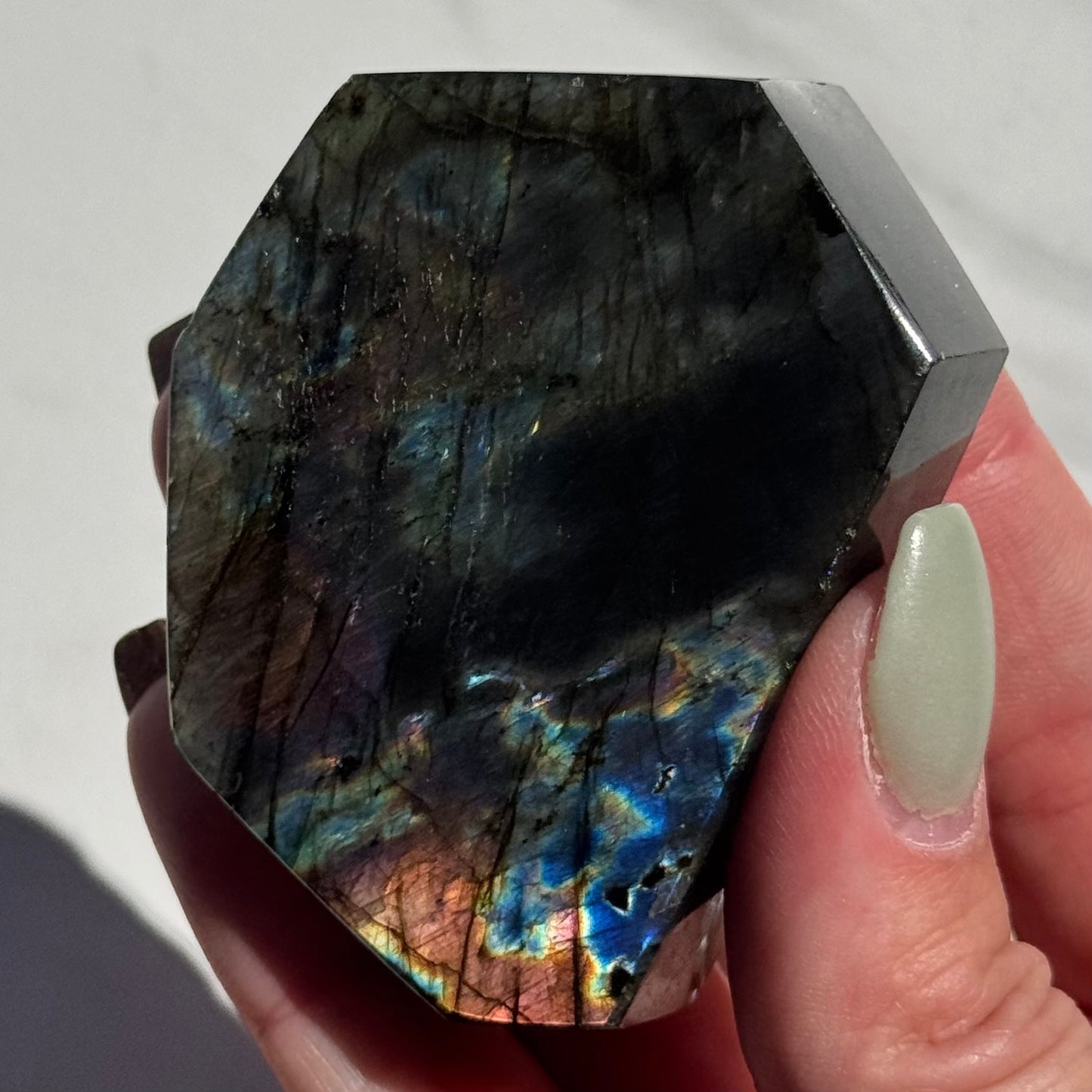 Flat Labradorite Freeform | Option A