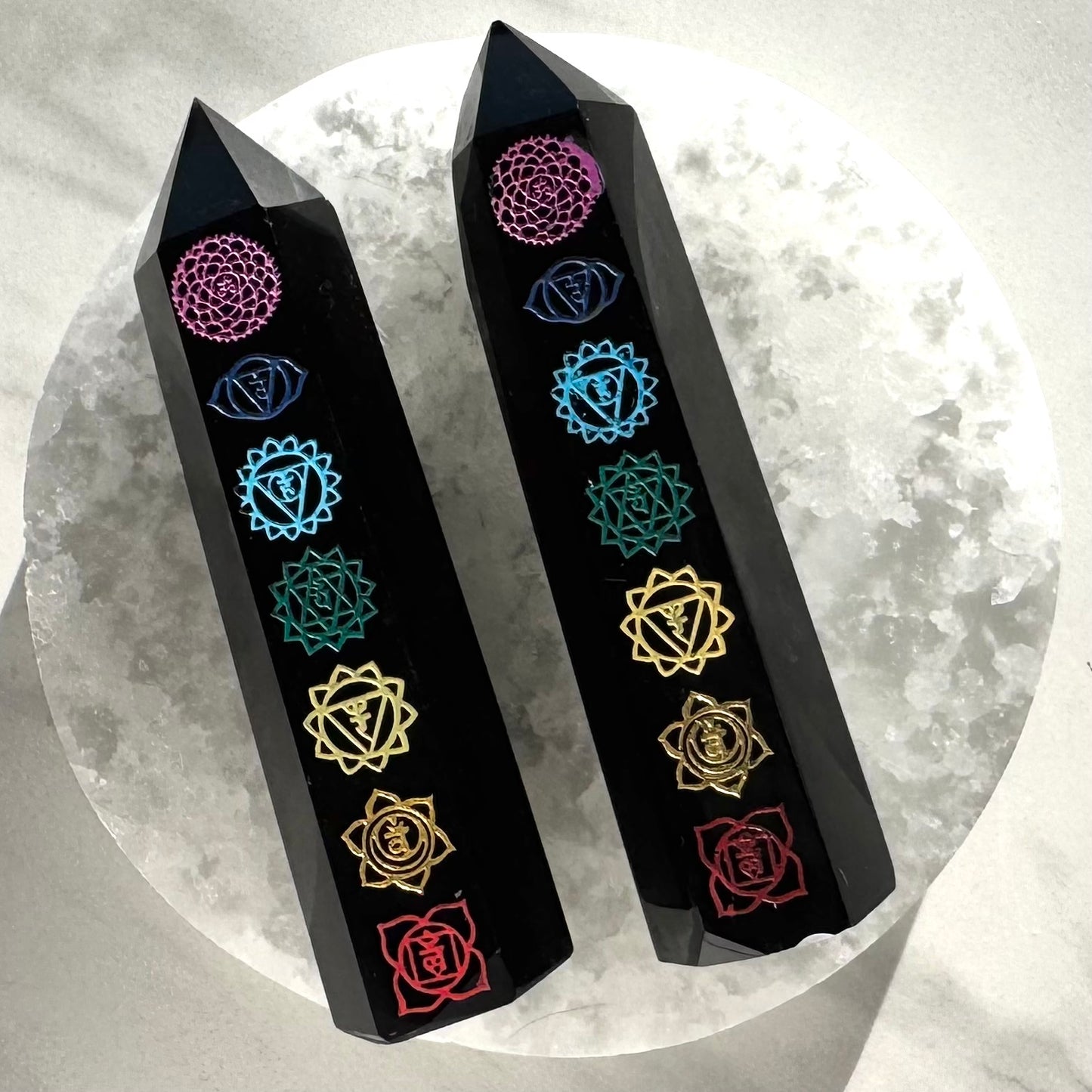 Obsidian Chakra Tower