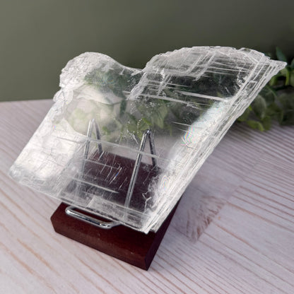 Stunning Crystal Clear Selenite Slab from Morocco
