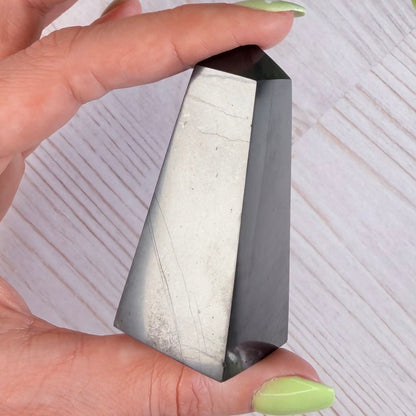 Shungite Obelisk Tower 2.7" | EMF Protection | Shungite Crystal