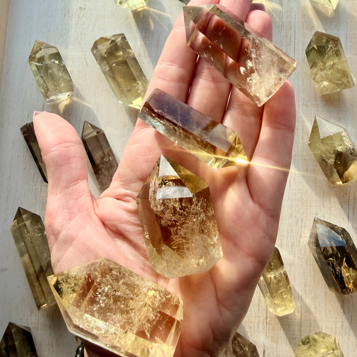 Natural Citrine Tower | Unheated Citrine Crystal Point | Choose Your Piece