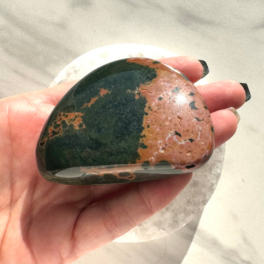 Ocean Jasper Freeform/Palm Stone