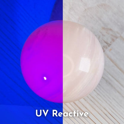UV Reactive Mangano Calcite Sphere | Option A