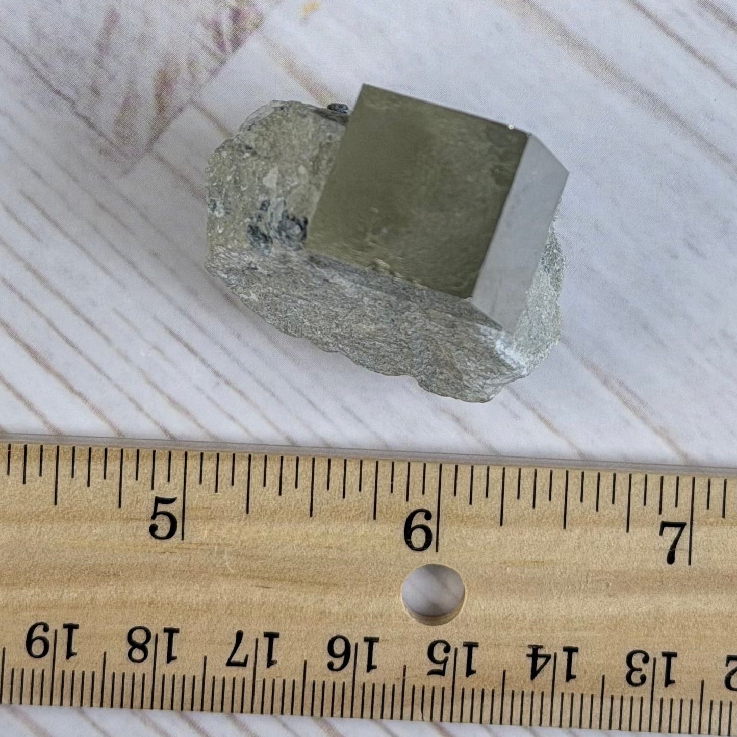 Cubic Pyrite on Marl Matrix – Navajún, Spain