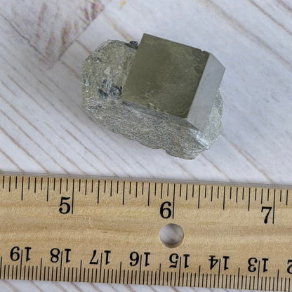 Cubic Pyrite on Marl Matrix – Navajún, Spain