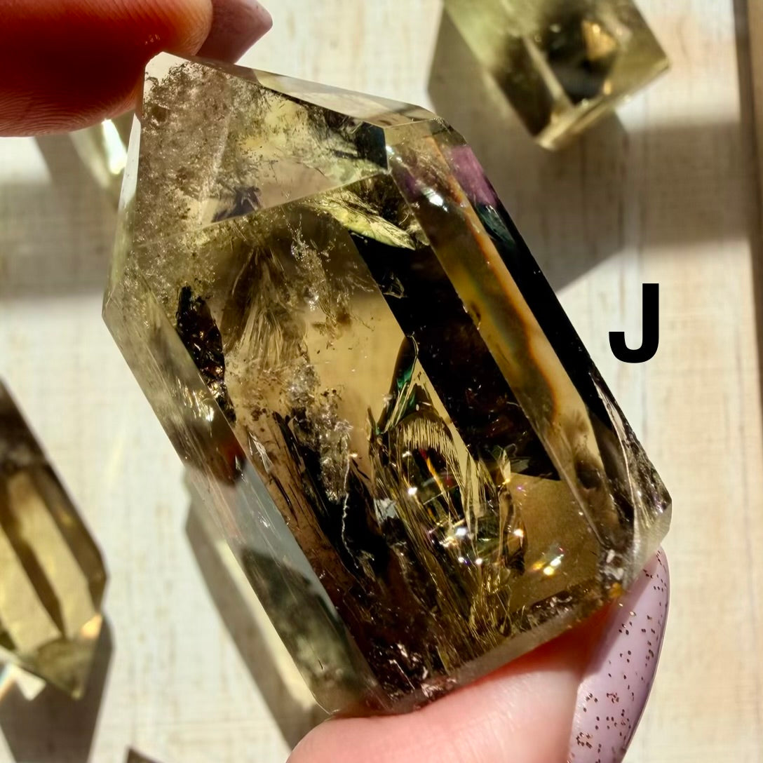 Natural Citrine Tower | Unheated Citrine Crystal Point | Choose Your Piece