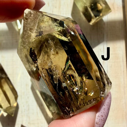 Natural Citrine Tower | Unheated Citrine Crystal Point | Choose Your Piece