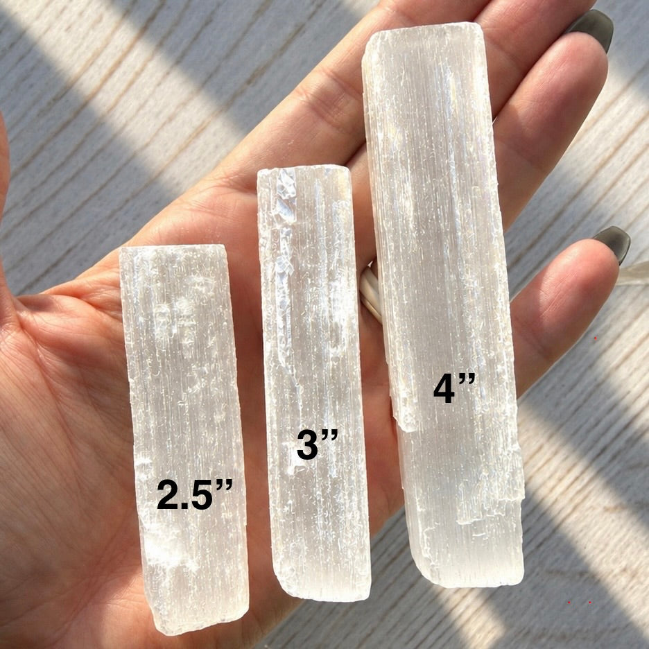 Selenite Sticks | Satin Spar | Selenite Crystal Sticks