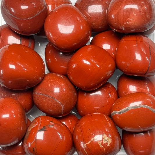 One (1) High Quality Red Jasper Tumble from South Africa