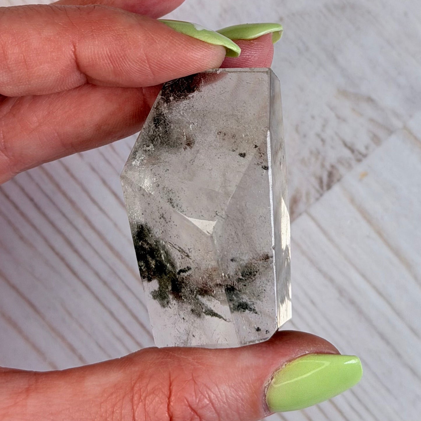 Garden Quartz Freeform - Lodolite Inclusion Quartz | Option B