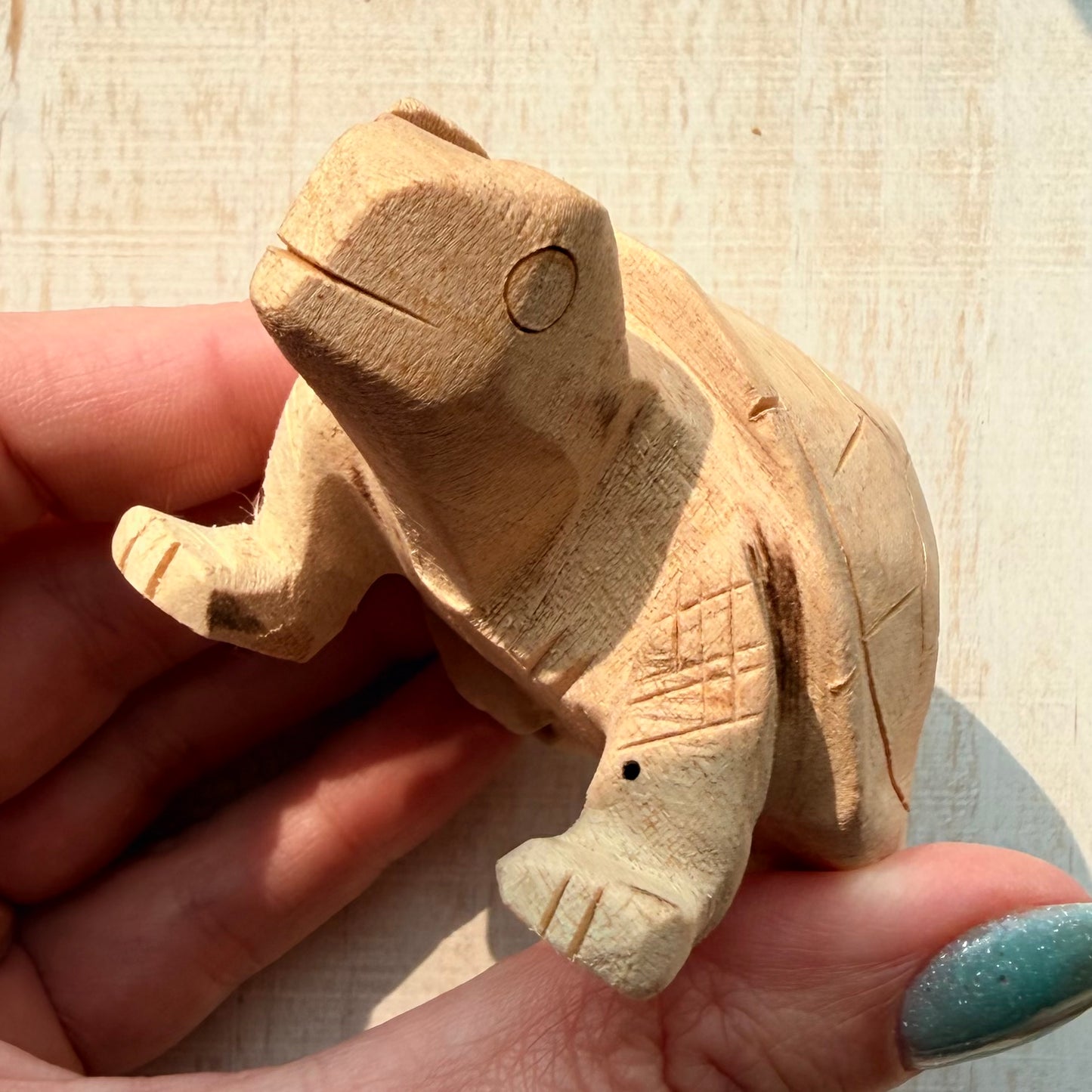 Palo Santo Turtle Carving | Hand-Carved from Peru