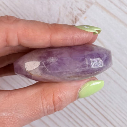 Crazy Lace Amethyst Palm Stone from Mexico | Option G