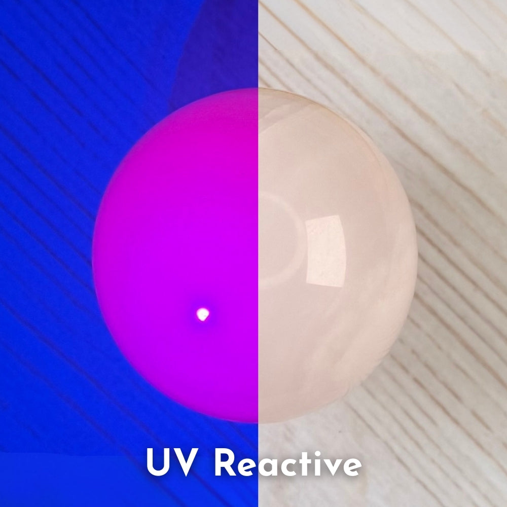 UV Reactive Mangano Calcite Sphere | Option B