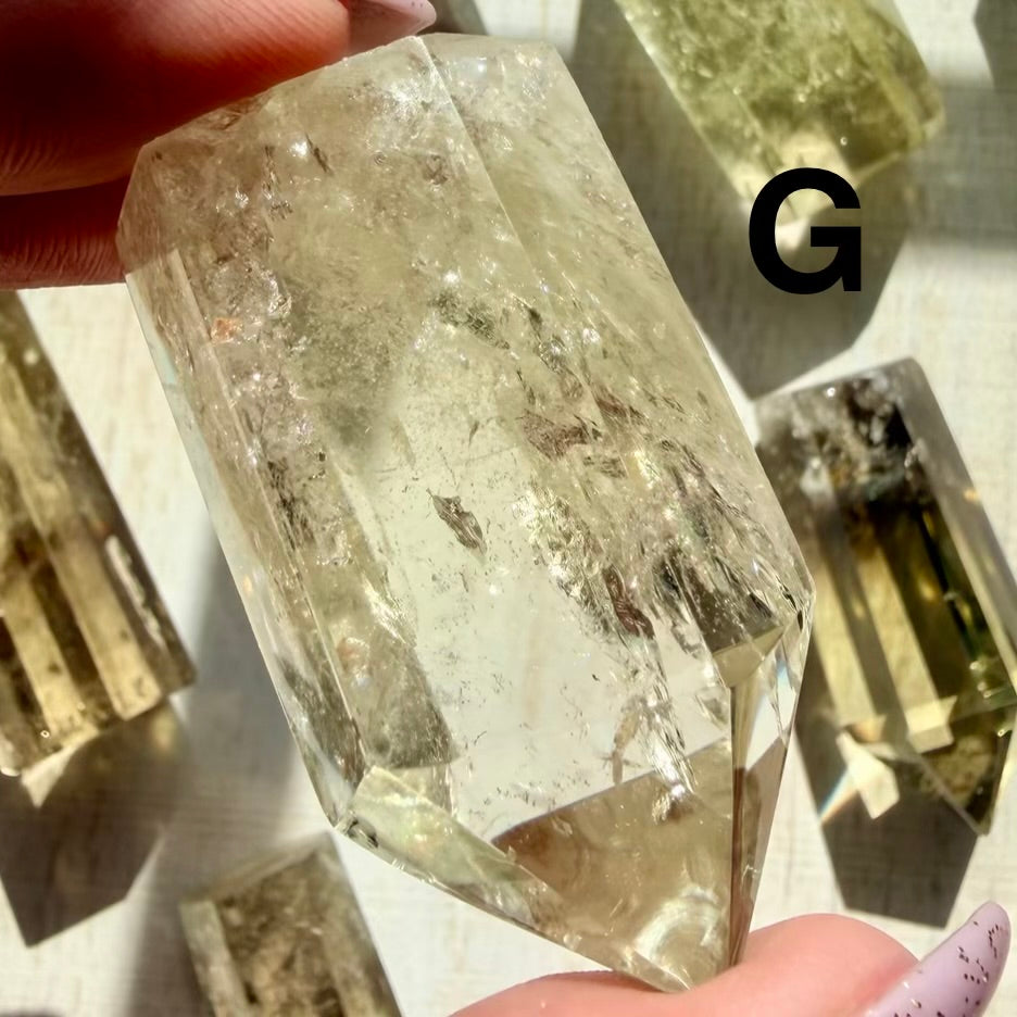Natural Citrine Tower | Unheated Citrine Crystal Point | Choose Your Piece
