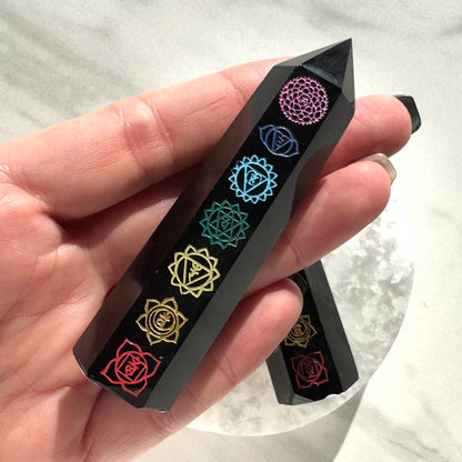 Obsidian Chakra Tower